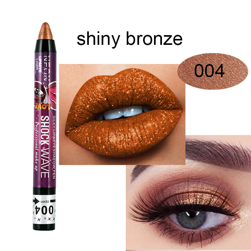 Eyeshadow Stick Pencil Long Lasting Eyes Makeup Pen Shimmer Cosmetics Tool