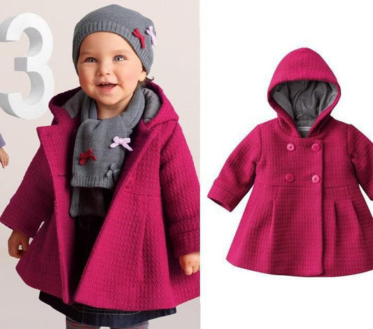 Winter Coat Winter new little girl child Baby wear warm coat hooded jacket