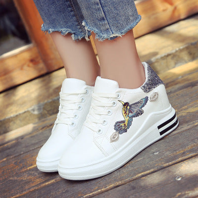 Wedge heel shoes women Korean style platform