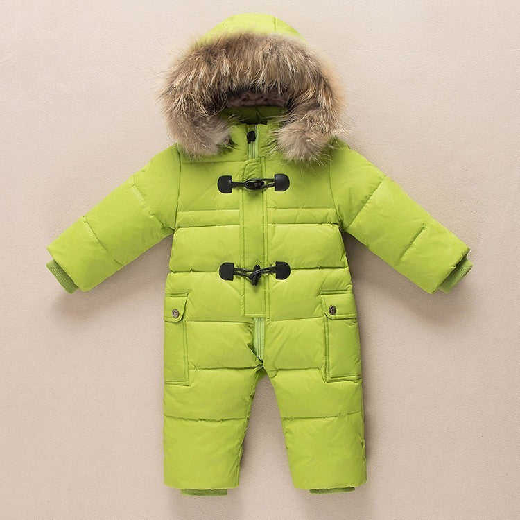 Infant Down Jacket Romper Winter