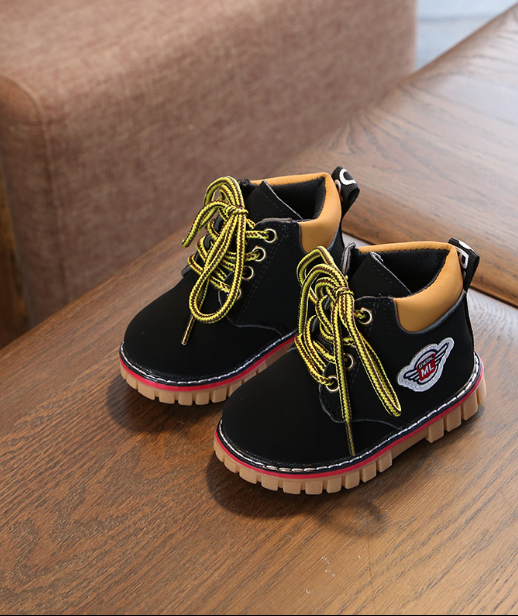 Baby shoes New treasure  velvet children Martin boots boys winter shoes tide