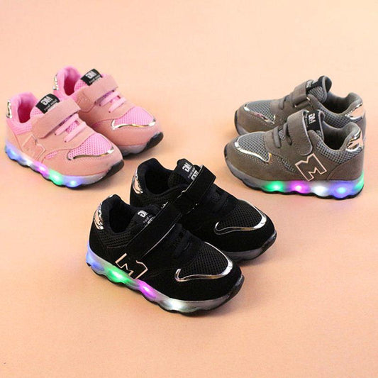 Child Led Liht Shoes Kids Girls Boys Shoe