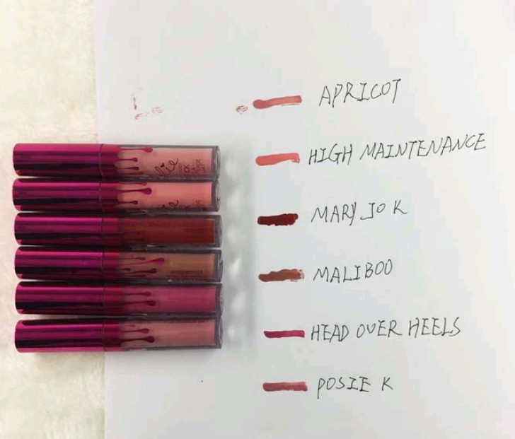 KYLIE 6 Lip Shades Set