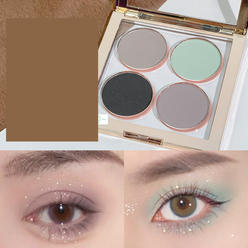 Four-color Eyeshadow Palette Female Beginner's Small Plate Portable