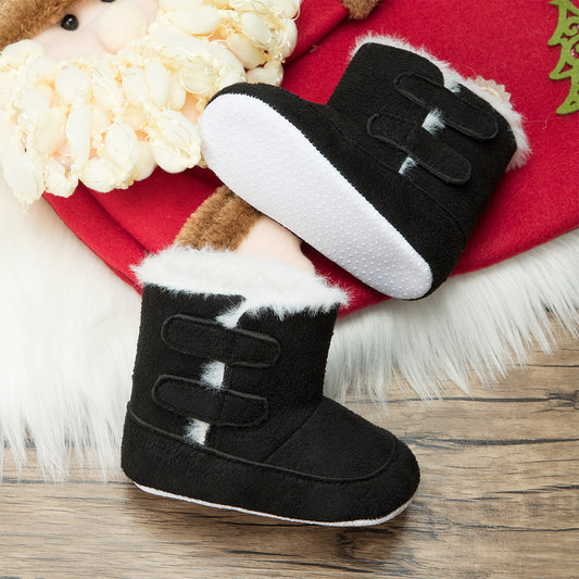 Christmas Warm Soft-soled Non-slip Baby Shoes