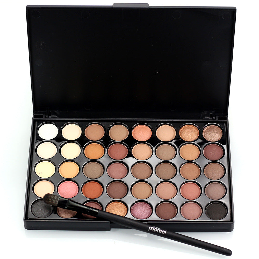 40 Shades Professional Makeup Glitter & Matte Palette Waterproof