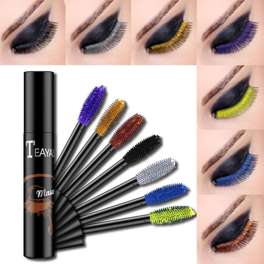 Color fluorescent Mascara High quality Easy to wear and waterproof mascara.