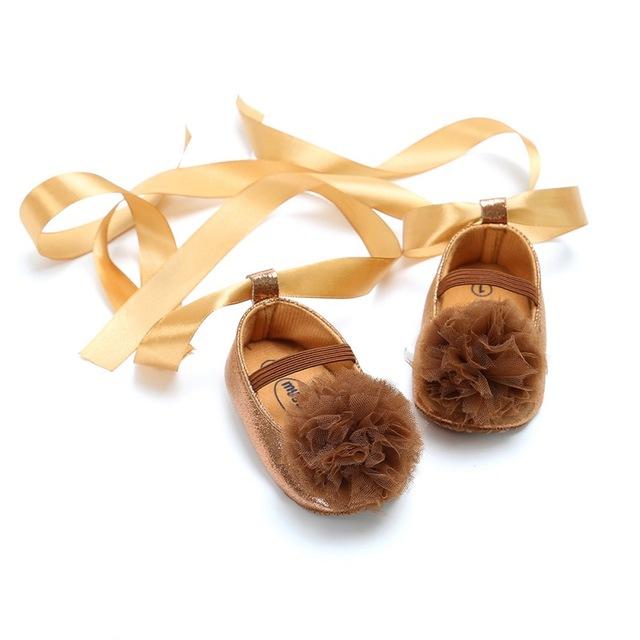 Lily Baby Girl Ballet Bow Tie Shoes