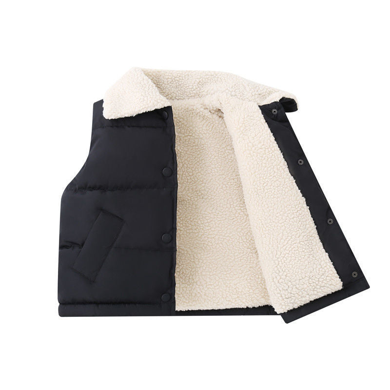 New Thickened Girls' Warm Waistcoat