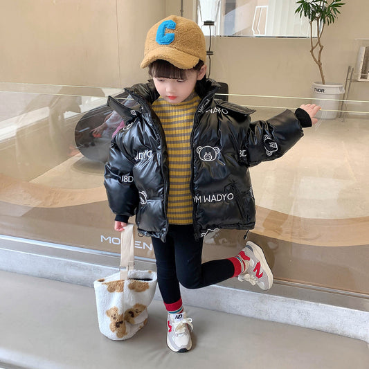 Children's Winter Disposable Padded Jacket Warm Boy Jacket