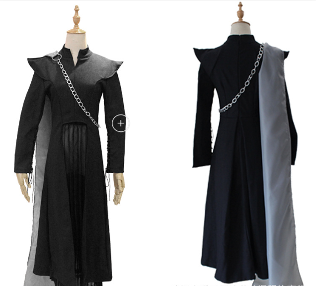 A Song Of Ice And Fire Cosplay Women's Long Skirt Black