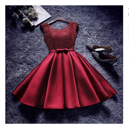 New Korean version of girlfriends dress sister group party dress dress slim dress red toast clothing