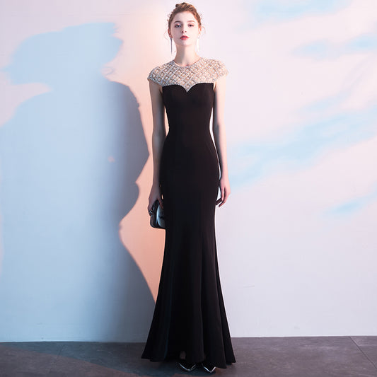 Fishtail Long Banquet Elegant Evening Dress