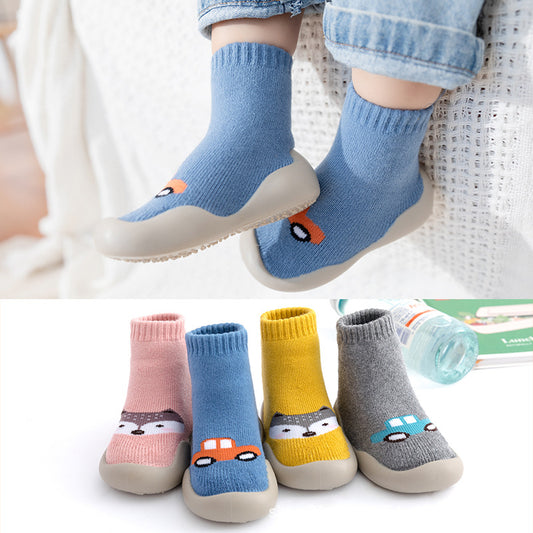 Baby Floor Socks And Shoes Warm And Thick Terry Boy Girl