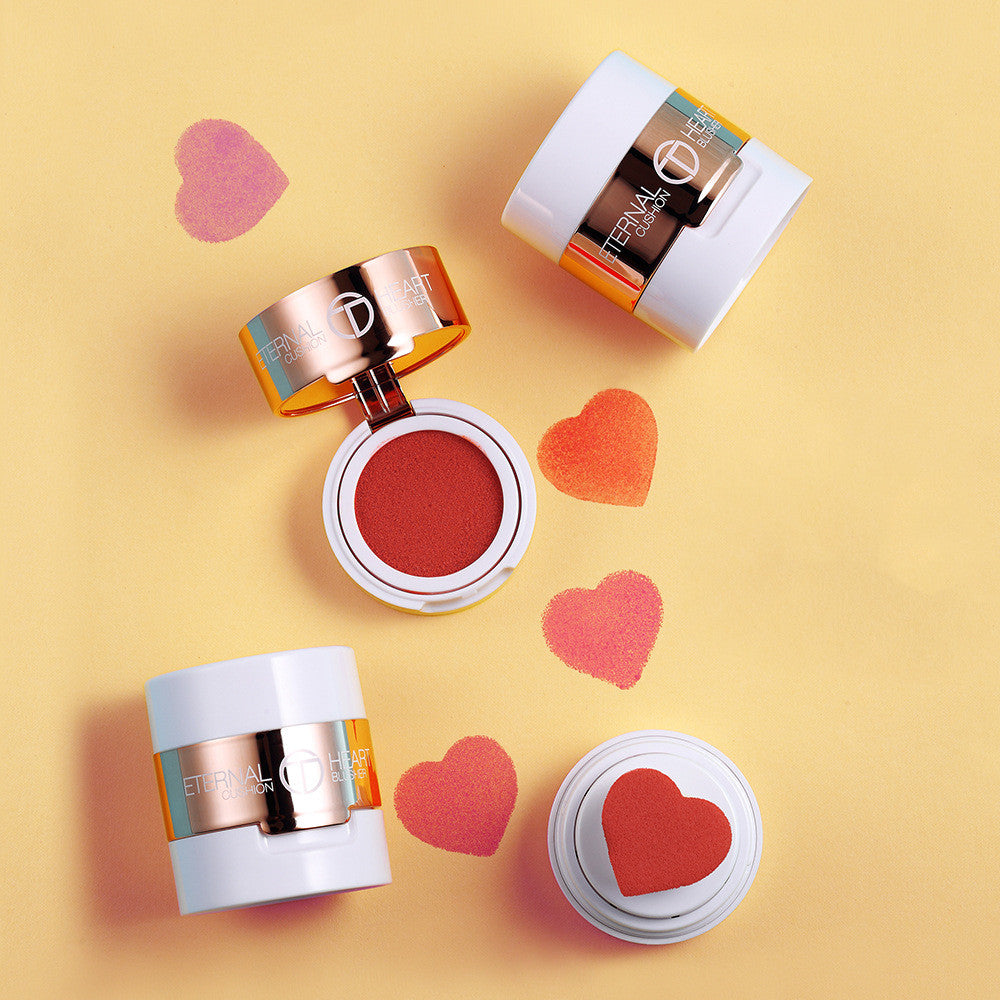 Heart-shaped Beautiful cushion blush