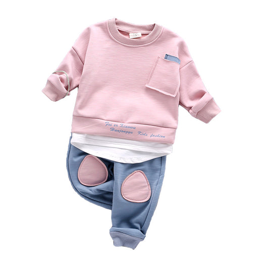 Baby sweater set Cotton Denim Boy 2 Piece Set