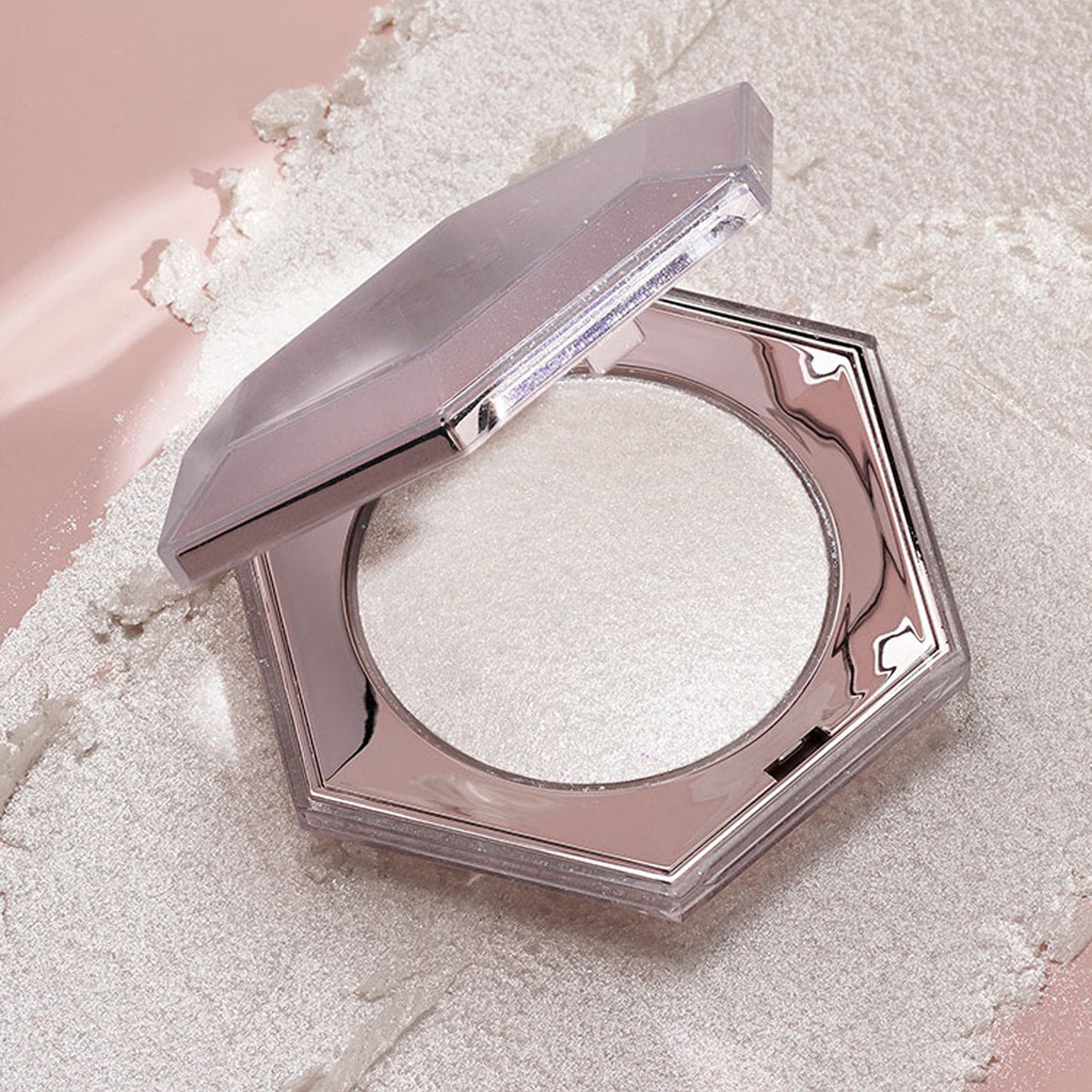 Hexagonal Blush Highlighter Empty Box Can Be Sleeved Shell