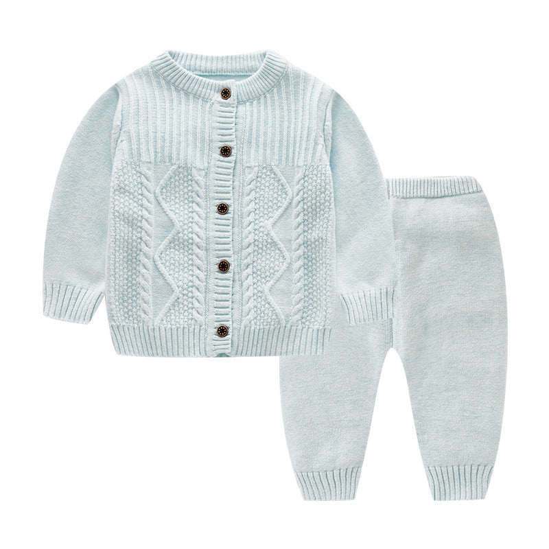 Infant Sweater Cotton Knitted Children's Suit Girl Boy