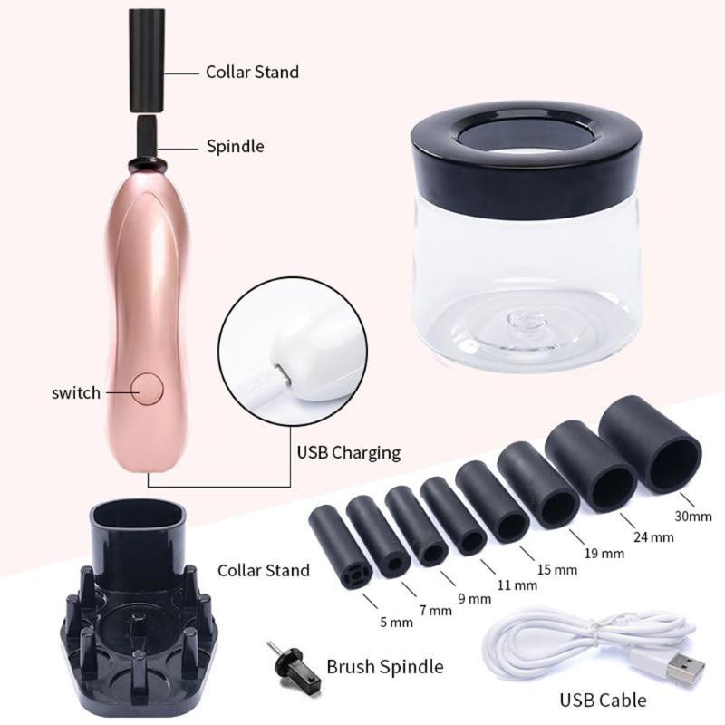 USB charging automatic lazy scrubber ELECTRIC Makeup Brushes Cleaner