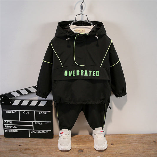 Autumn new male baby two-piece suit