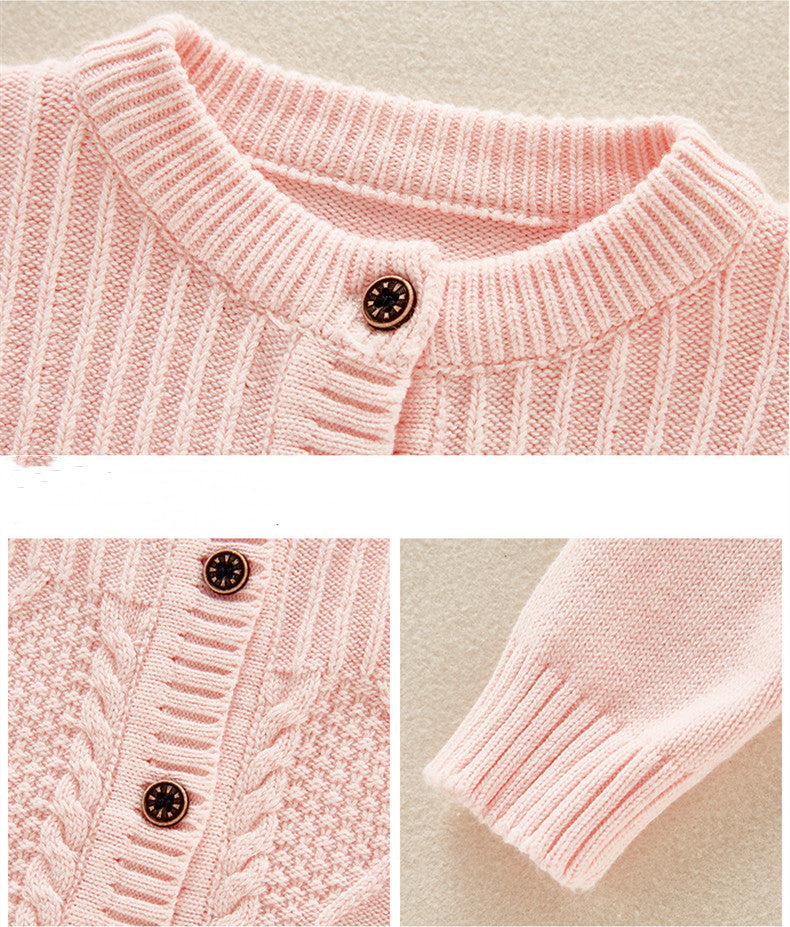 Infant Sweater Cotton Knitted Children's Suit Girl Boy