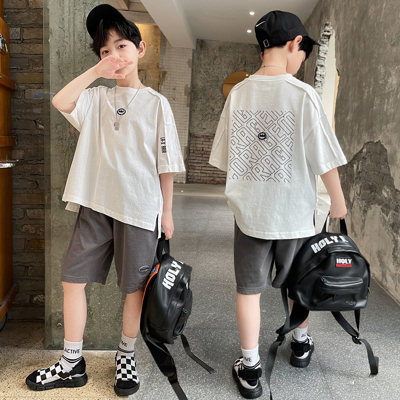 Two-piece Suit For Kids, Handsome And Fashionable Big Kids