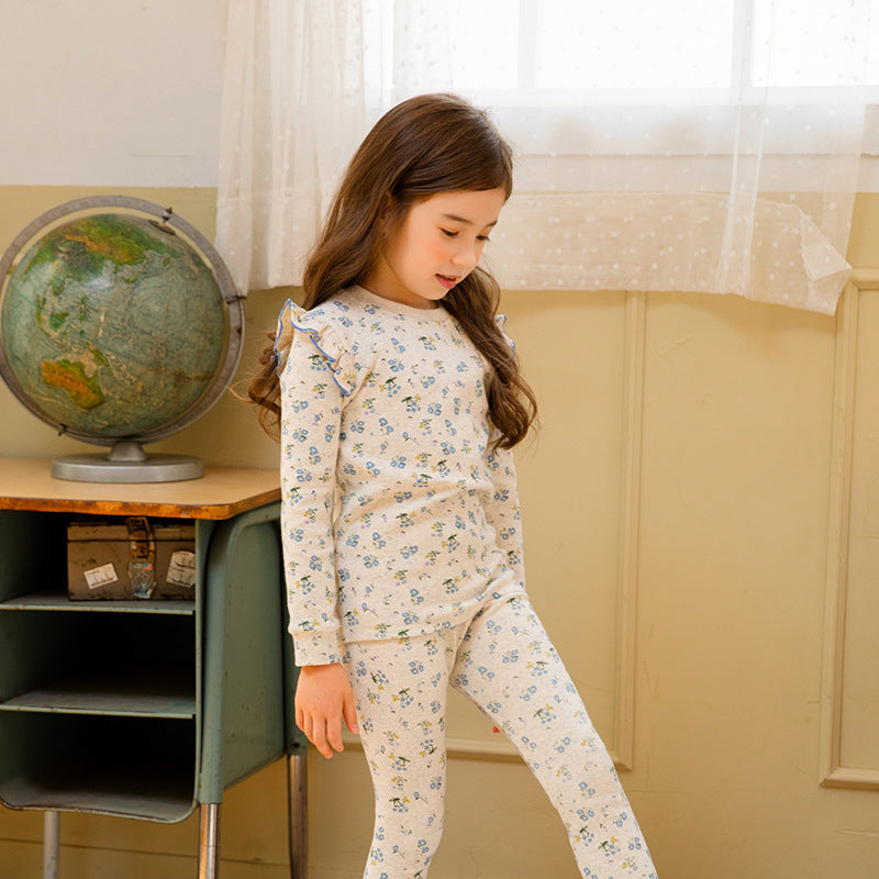 Baby Girl Child's Home Service Pajamas Set