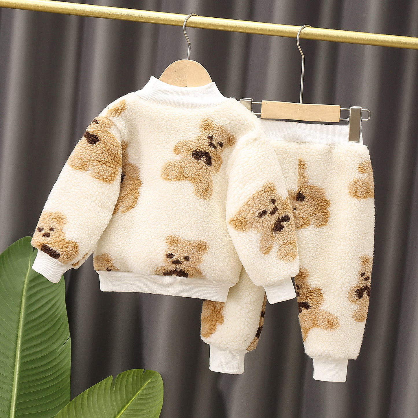 Baby Boy's Western Style Autumn And Winter Clothes Children's Casual Sweatshirt Two-piece Set