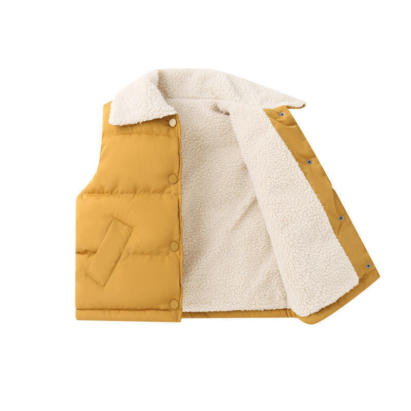 New Thickened Girls' Warm Waistcoat