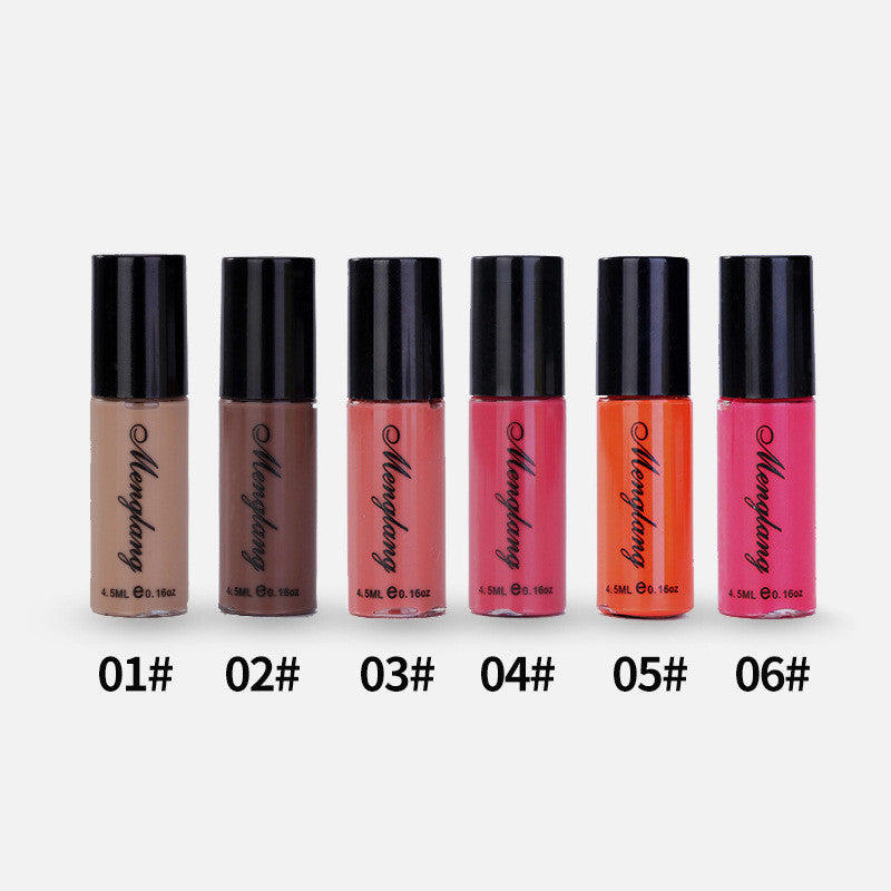 Color Development Shiny Lip Glaze Waterproof Lip Gloss Moisturizing