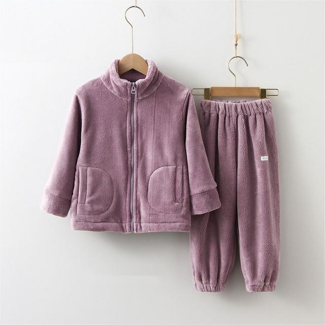 Children Clothes Kids Suit Warm Sweater Girl Boys Fleece Hoodies