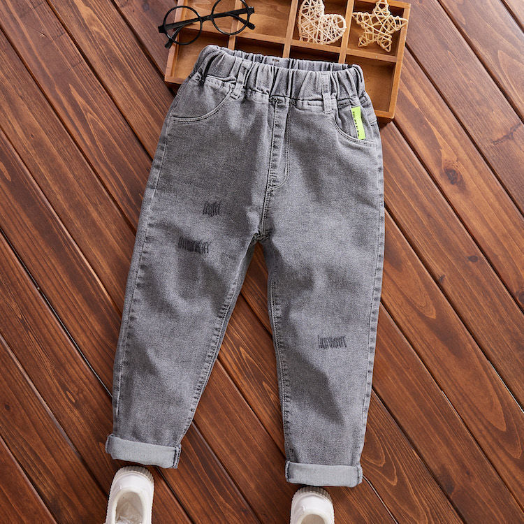 Children's Jeans Thin Loose Trousers Boys