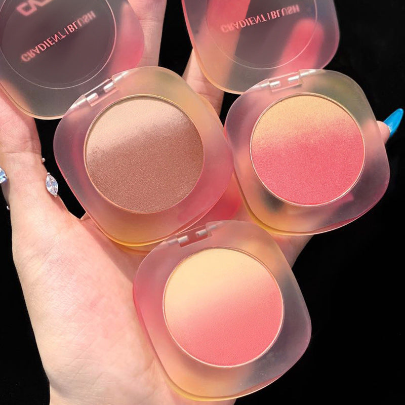 Gradient Blush Palette Is Not Easy To Fly Off Powder